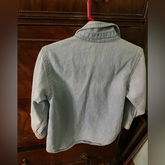 Brandon Vintage Denim Badger Shirt Boy's Size 5 - Picture 4 of 5